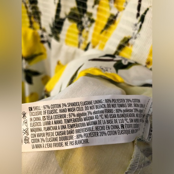 English Factory Drops of Sunshine Lemon Print Dress - Picture 3 of 12